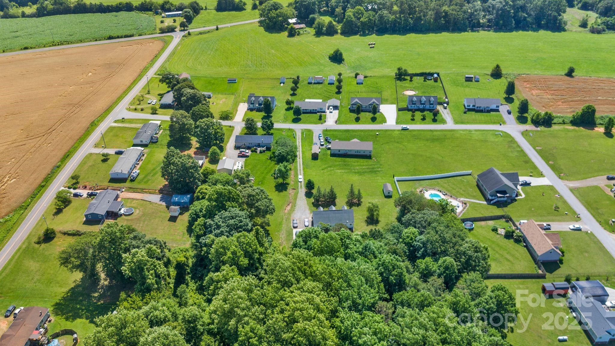 118 Grain Drive Stony Point, NC 28678 - Photo 31 of 31 an aerial view of a residential houses with outdoor space and street view