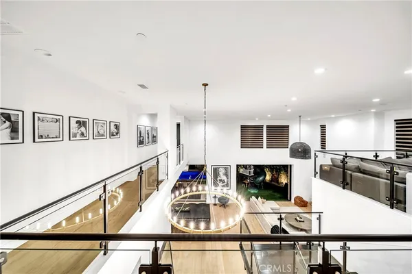 a bathroom with a double vanity sink and mirror