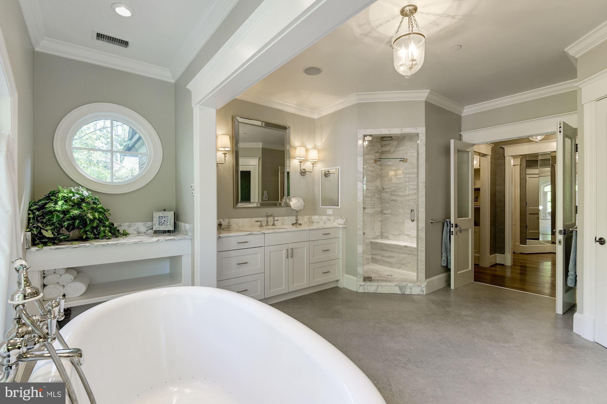 9115 Burning Tree Road Bethesda, MD 20817 - Photo 33 of 65 Primary Bathroom with Heated Floors