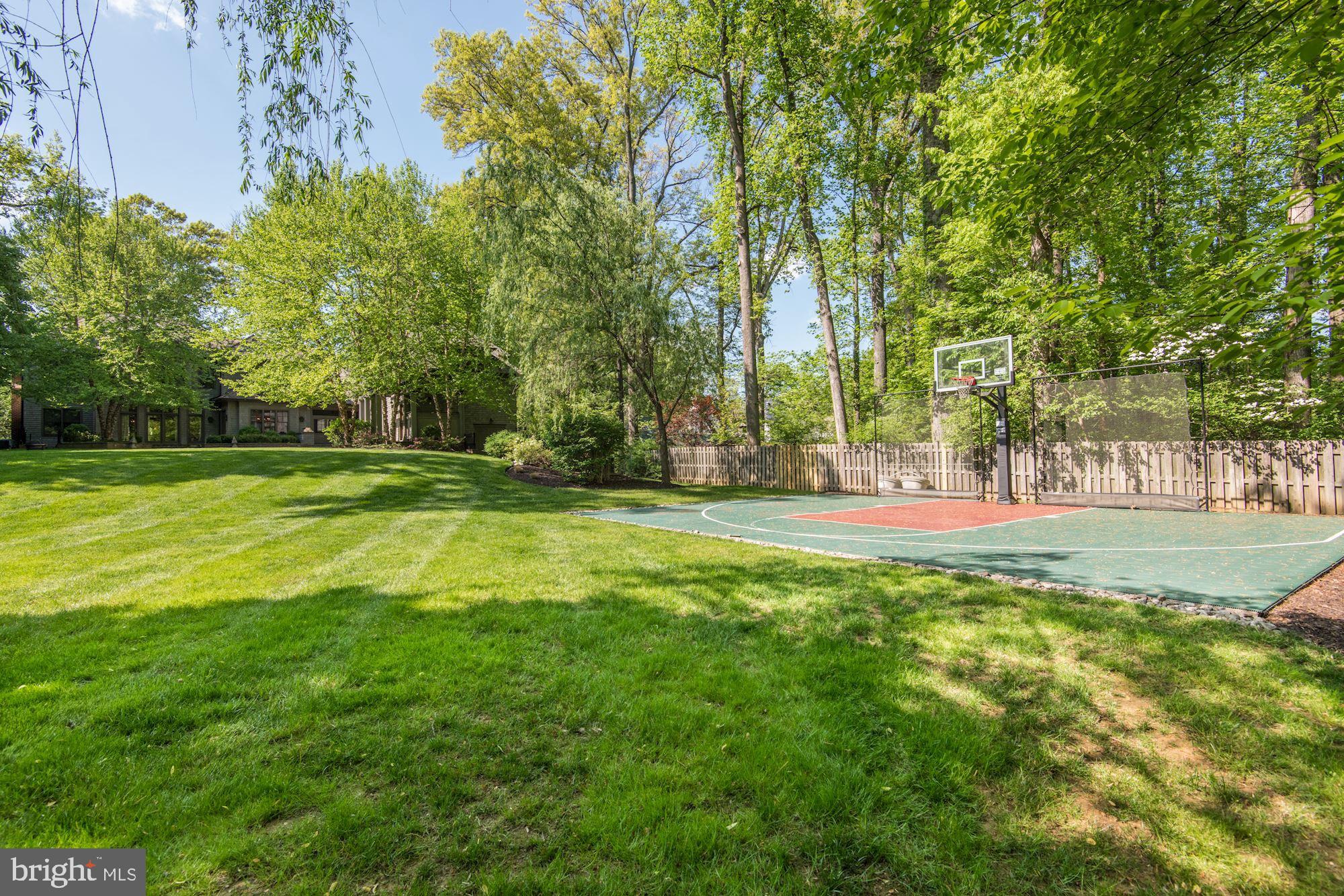 9115 Burning Tree Road Bethesda, MD 20817 - Photo 58 of 65 Backyard with sport court