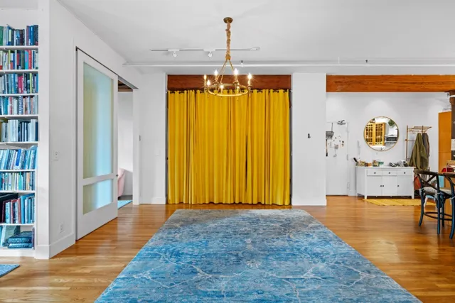 a view of livingroom with hardwood