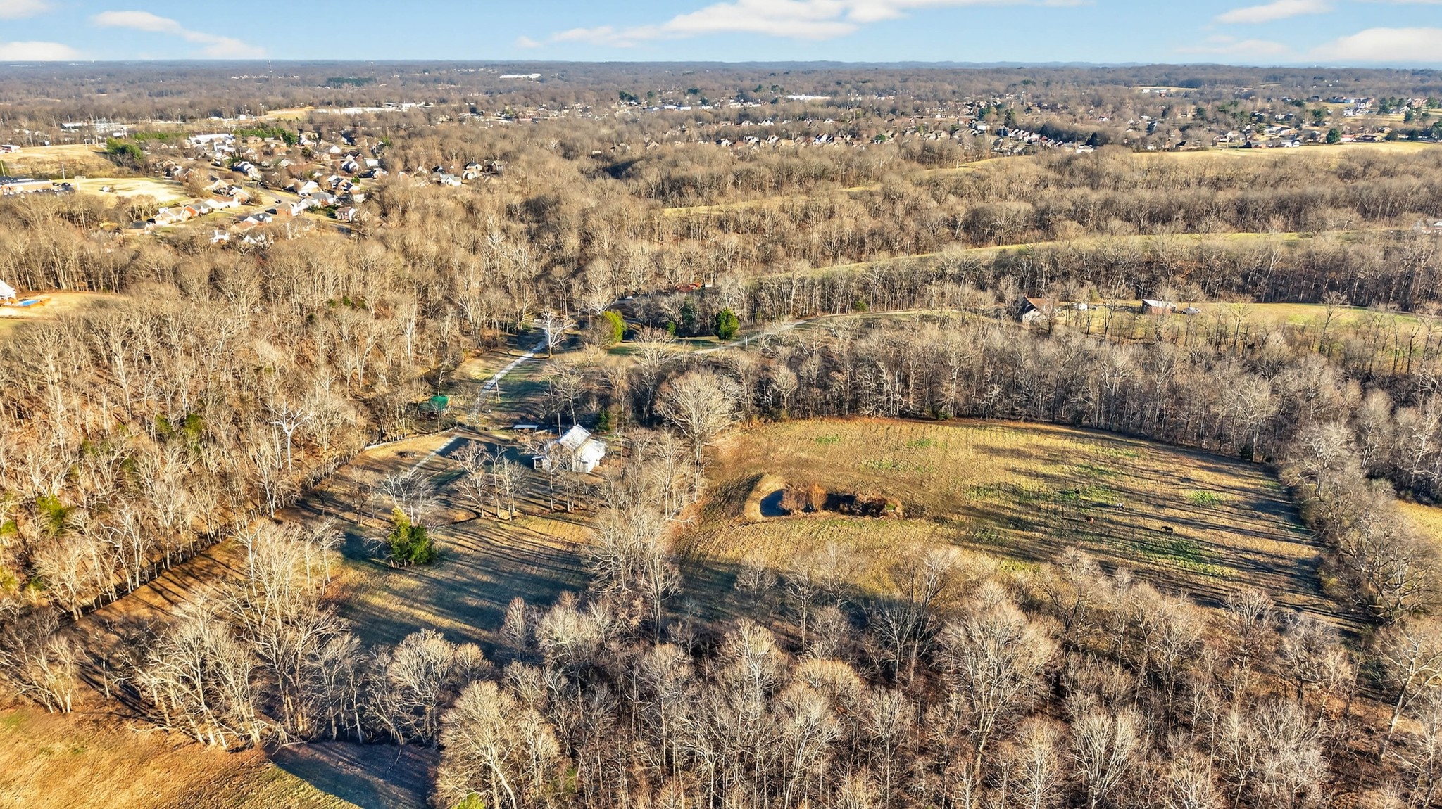 5084 Dorris Road Greenbrier, TN 37073 - Photo 59 of 89 an aerial view of residential houses with outdoor space