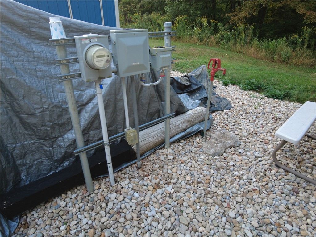1147 Richey Road Felicity, OH 45120 - Photo 5 of 26 This electrical meter and connections are ready for service on a gravel pad.