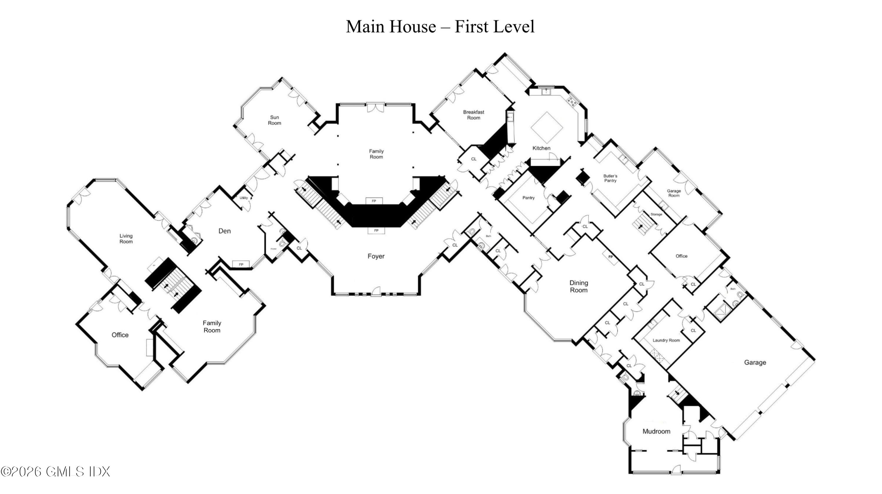 164 Round Hill Road Greenwich, CT 06831 - Photo 62 of 67 Main House First Level