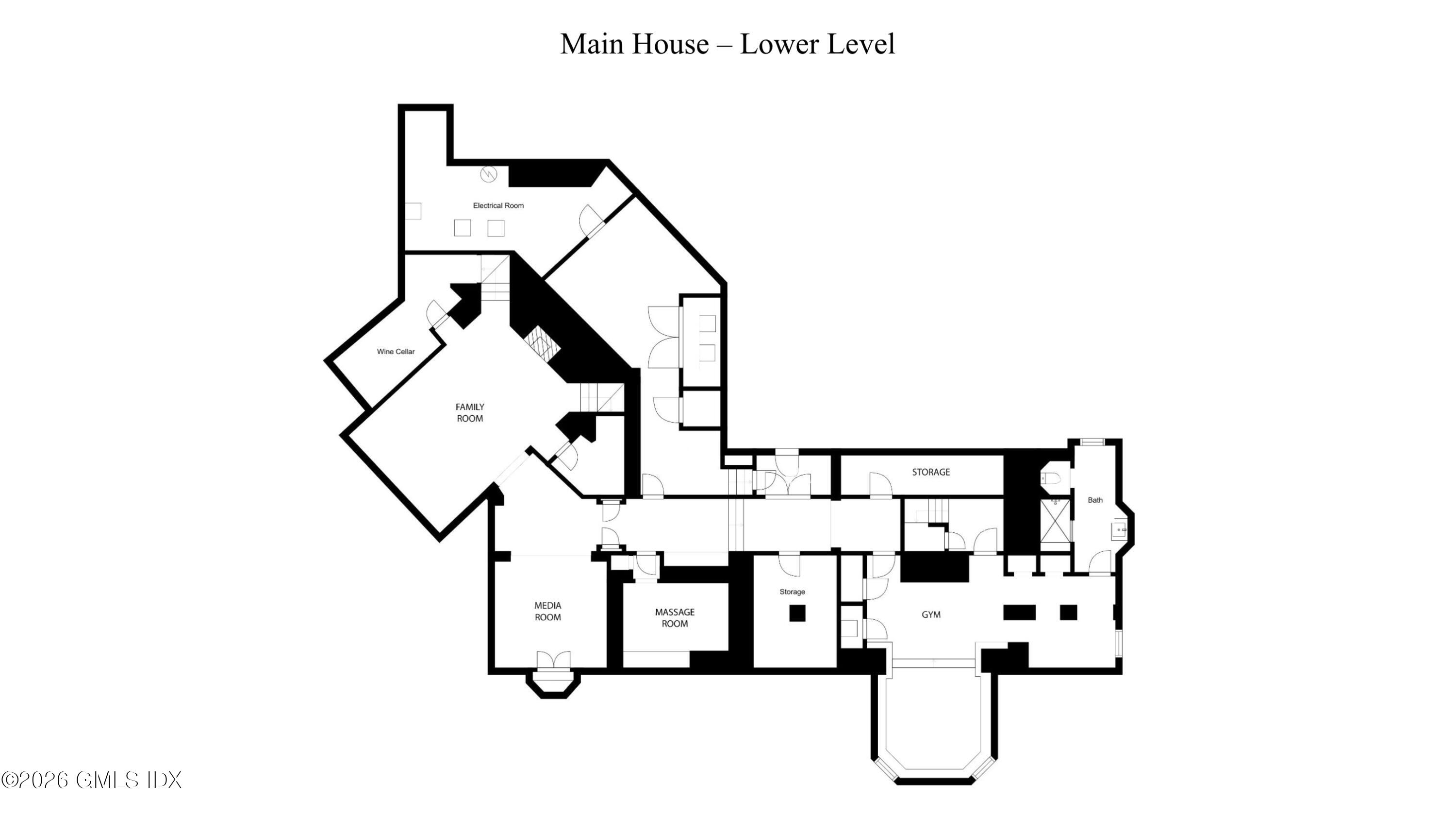 164 Round Hill Road Greenwich, CT 06831 - Photo 65 of 67 Main House Lower Level