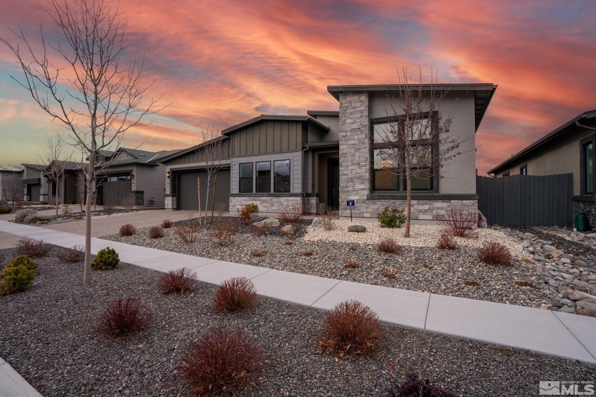 2343 Iron Square Drive Reno, NV 89521 - Photo 2 of 35 a front view of a house with garden