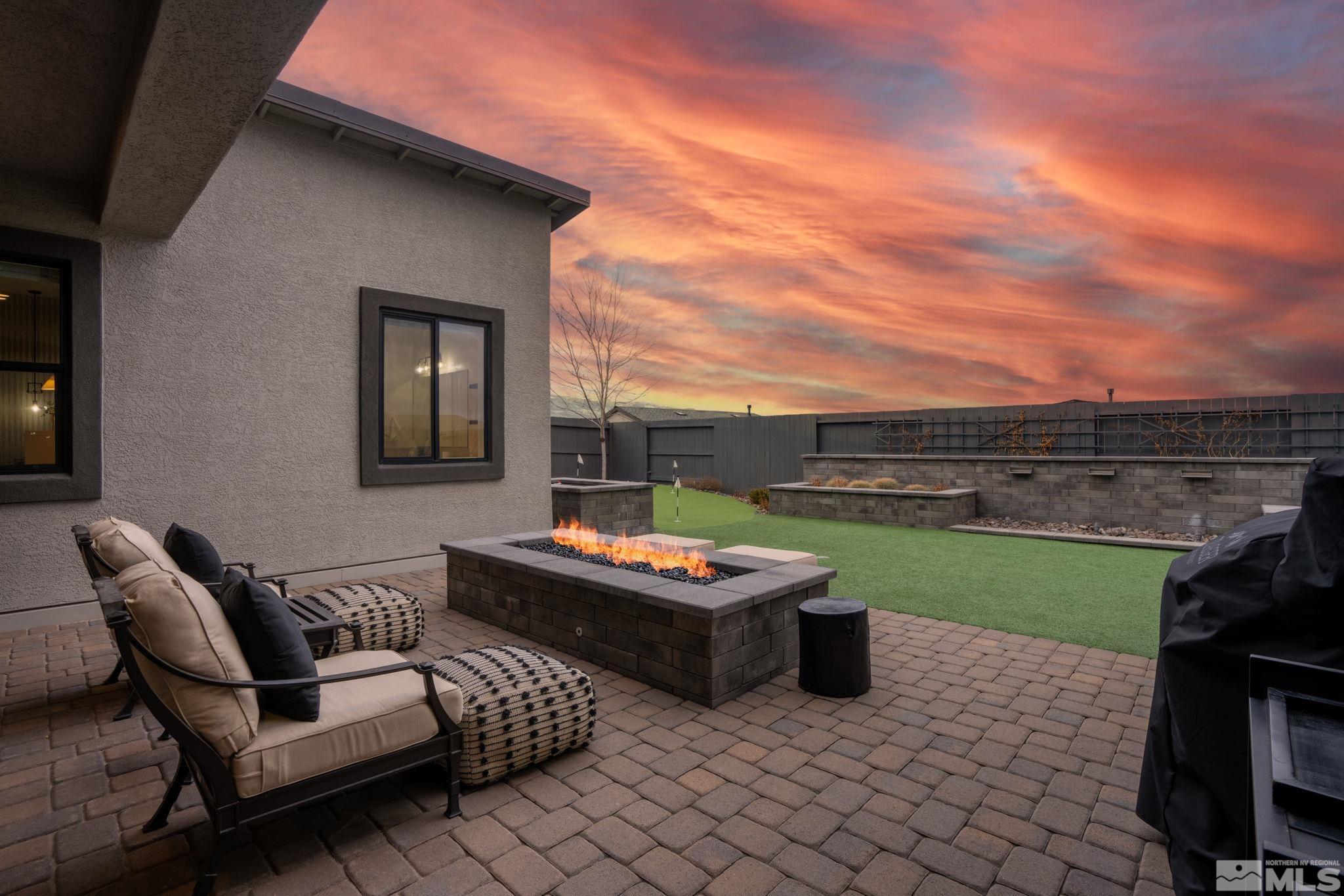 2343 Iron Square Drive Reno, NV 89521 - Photo 26 of 35 a outdoor living space with furniture and city view