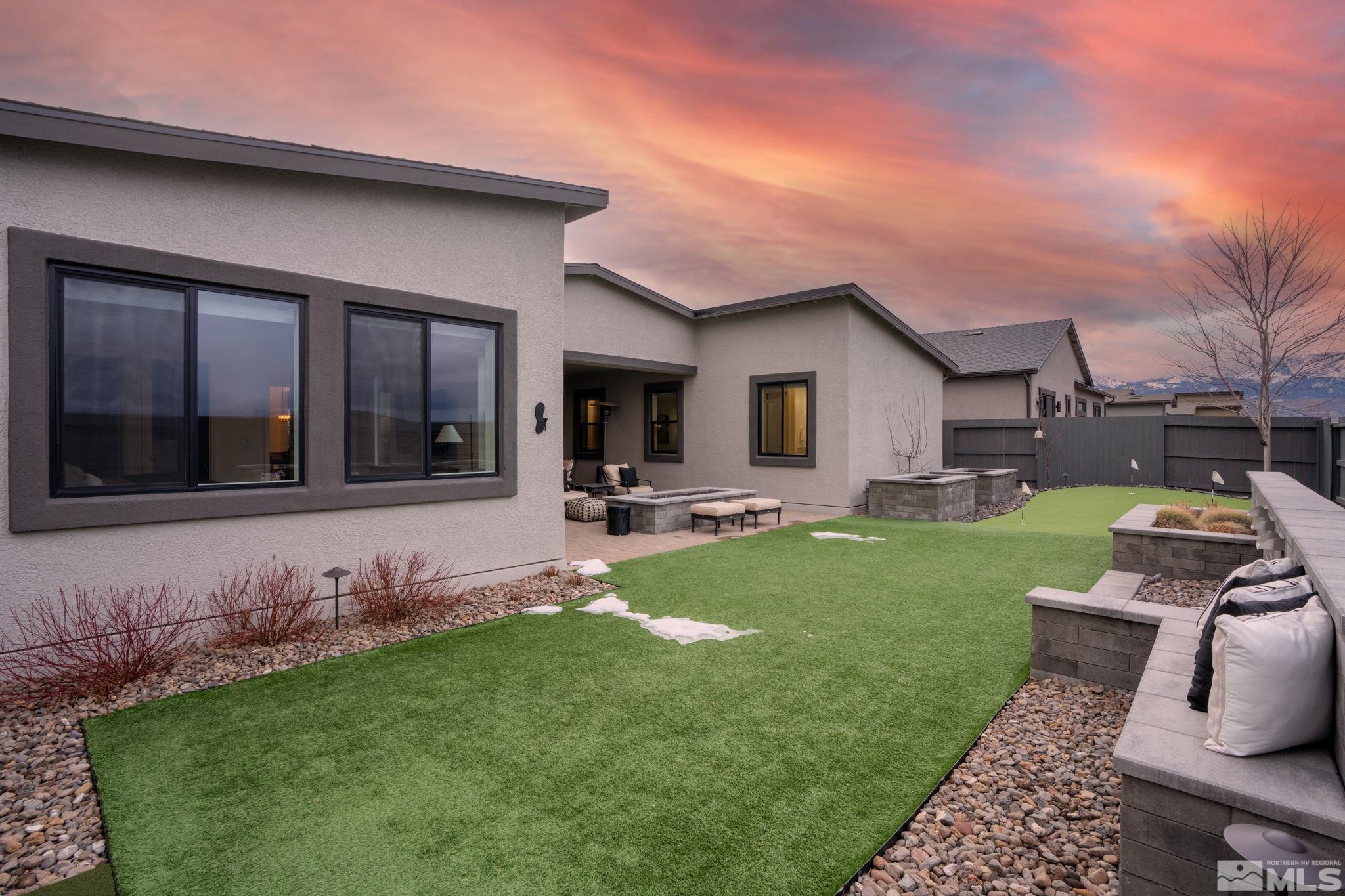 2343 Iron Square Drive Reno, NV 89521 - Photo 28 of 35 a view of a house with backyard and porch