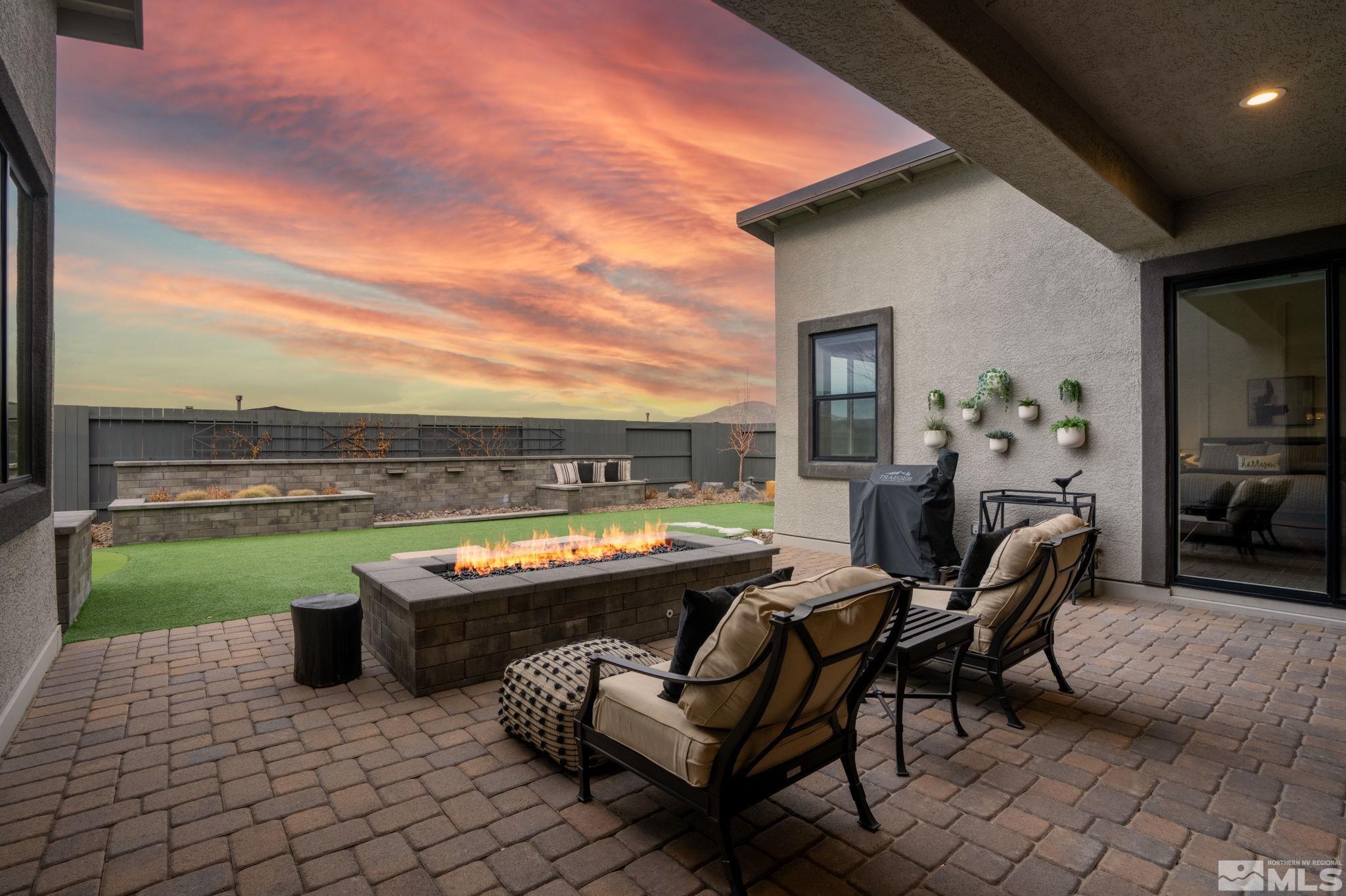 2343 Iron Square Drive Reno, NV 89521 - Photo 3 of 35 a outdoor space with patio the couches and a potted plant