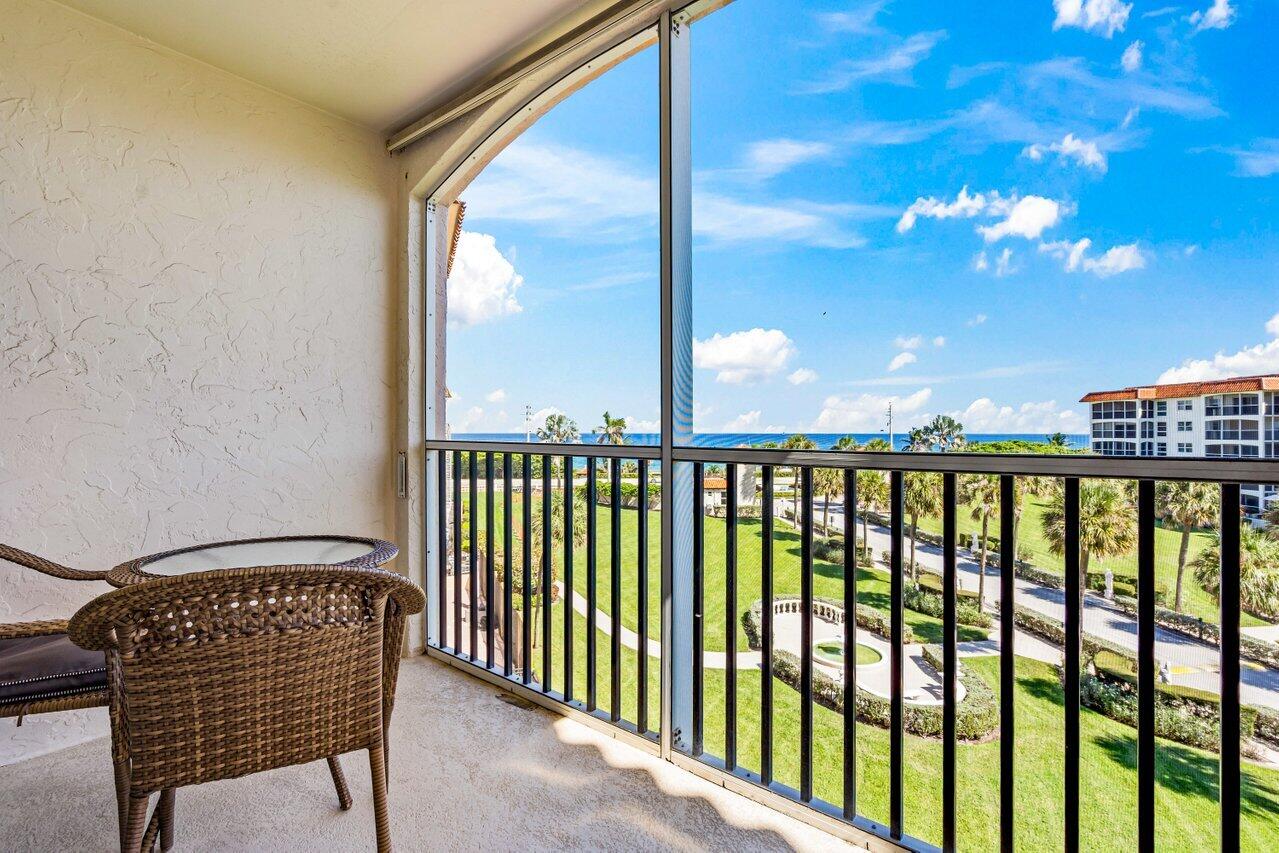 2871 North Ocean Boulevard, Unit C417 Boca Raton, FL 33431 - Photo 22 of 26 a view of a balcony