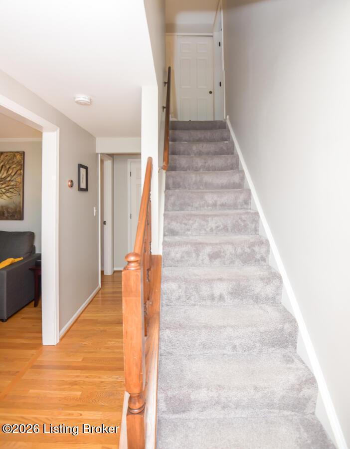 308 Hemingway Road Louisville, KY 40207 - Photo 32 of 61 STAIRS FROM FRONT DOOR