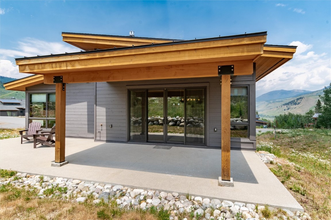 17 Vendette Road Silverthorne, CO 80498 - Photo 47 of 50 a view of a house with backyard porch and sitting area