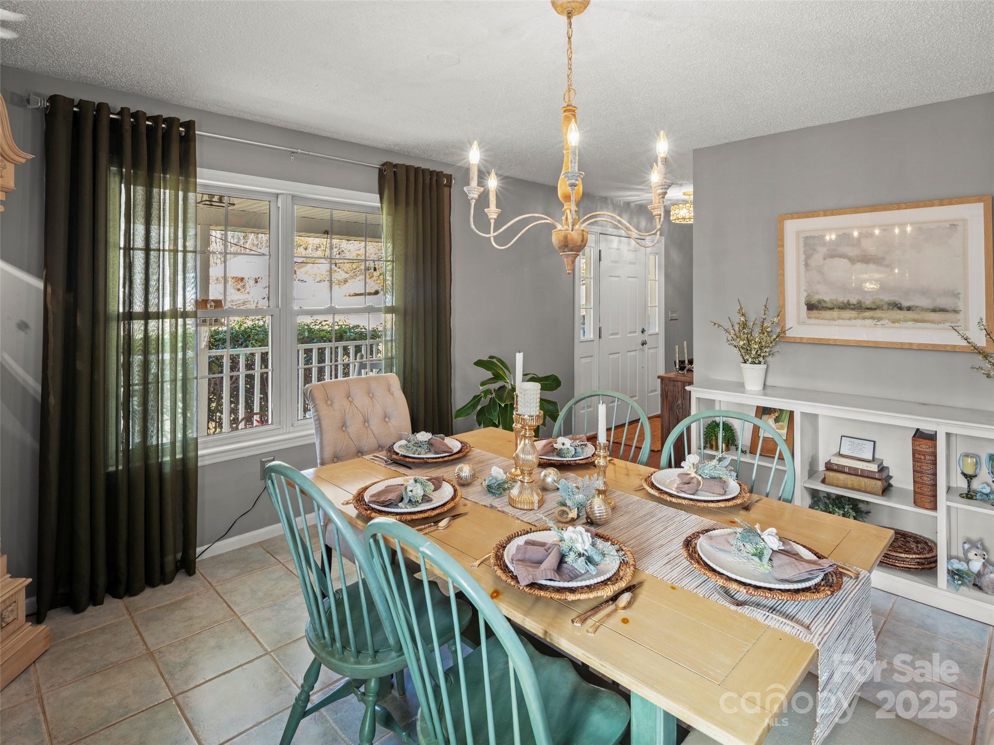 33 Ivy Cove Road Fairview, NC 28730 - Photo 18 of 36 a view of a dining room with furniture window and outside view