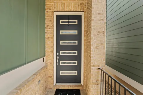 a view of front door