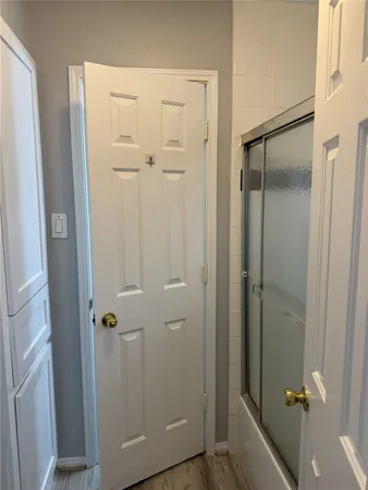 a view of walk in closet