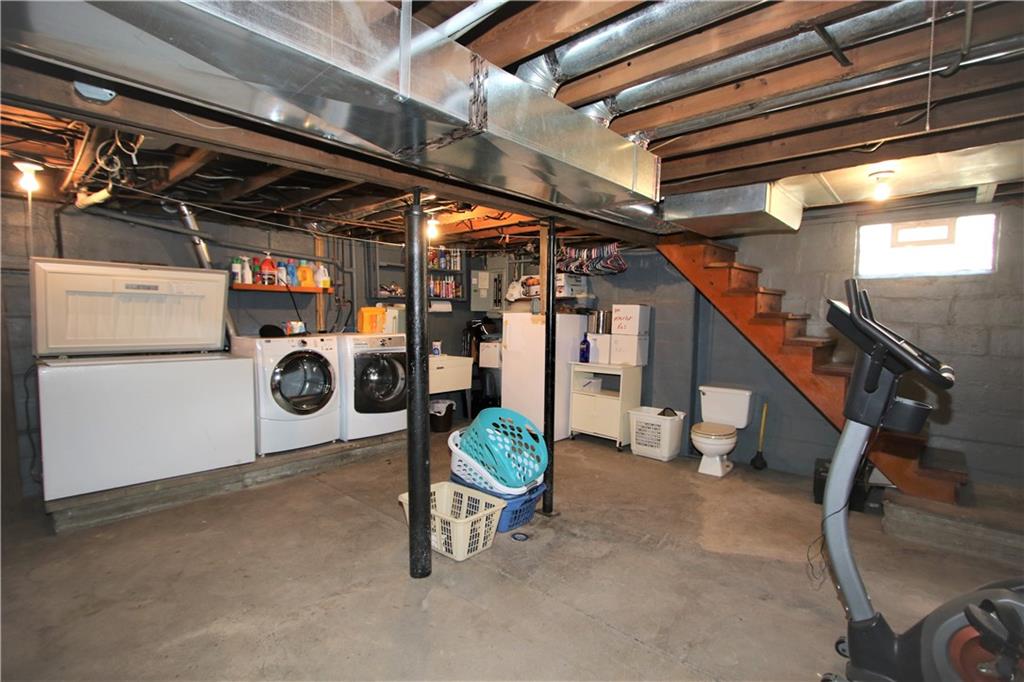 160 Pollack Run Road Belle Vernon, PA 15012 - Photo 22 of 24 Large 19x19 Laundry Room w/ Pittsburgh Potty & Glass Block Window. 15.8 Cubic Chest Freezer Included in Sale.Very Clean Home thru-out!