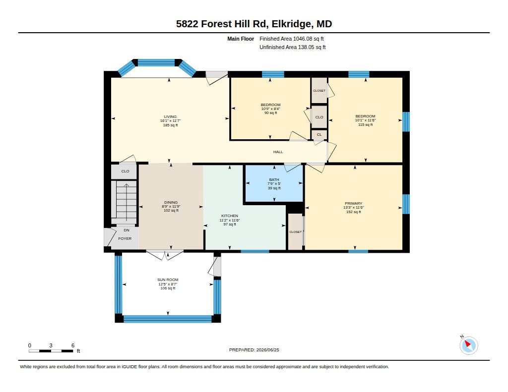 5822 Forest Hill Road Elkridge, MD 21075 - Photo 54 of 55 Floorplan - main level