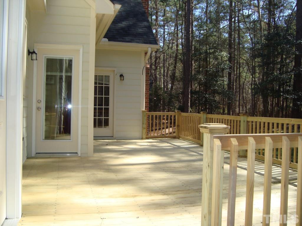 1412 Shadowview Court Raleigh, NC 27614 - Photo 5 of 25 Large deck with entrance from kitchen or family room! Deck