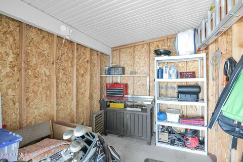 a room with furniture and a window