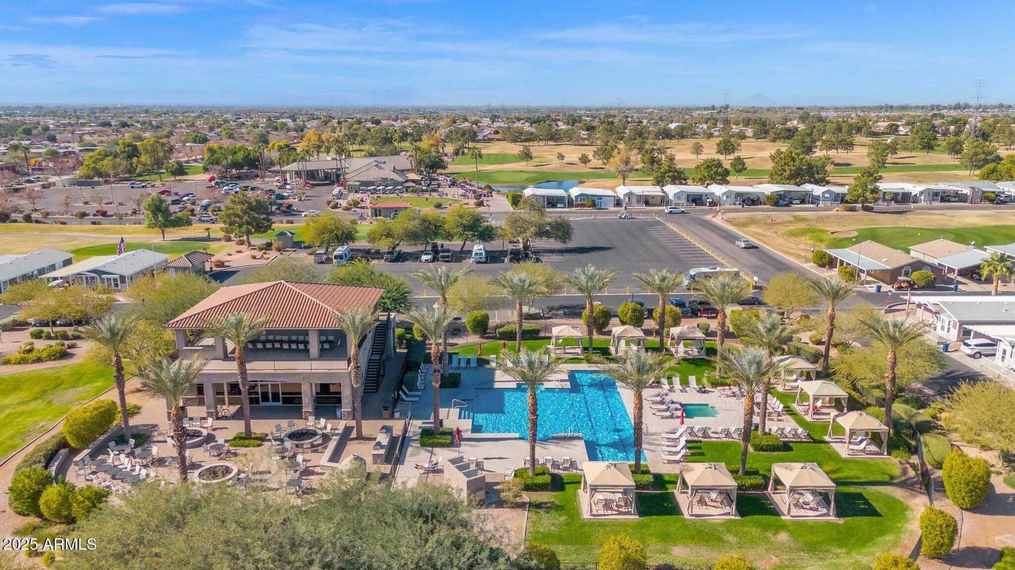 650 North Hawes Road, Unit 3505 Mesa, AZ 85207 - Photo 34 of 46 a view of a city with lawn chairs