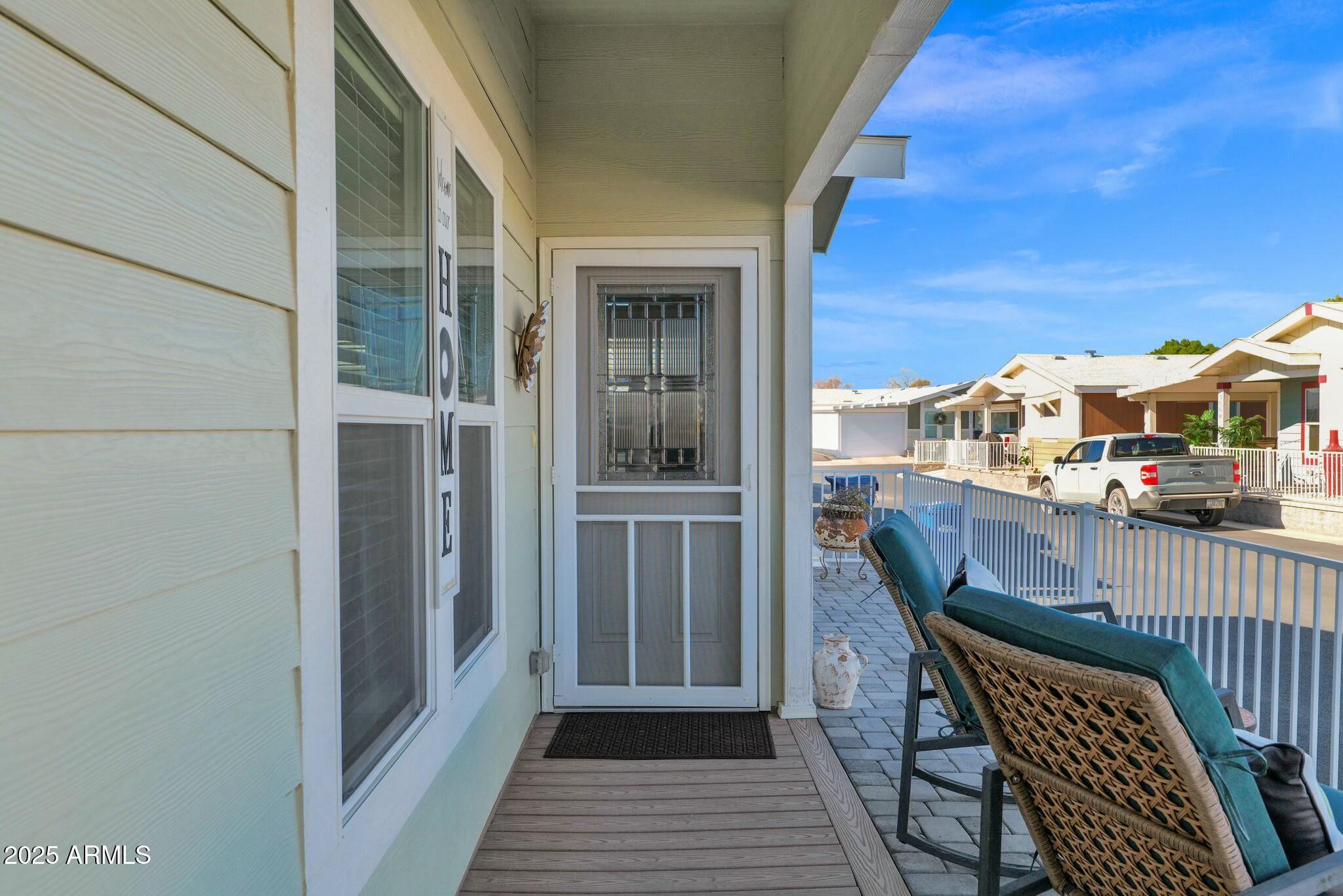 650 North Hawes Road, Unit 3505 Mesa, AZ 85207 - Photo 6 of 46 a view of a balcony with furniture