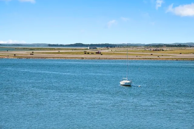 a view of an ocean beach