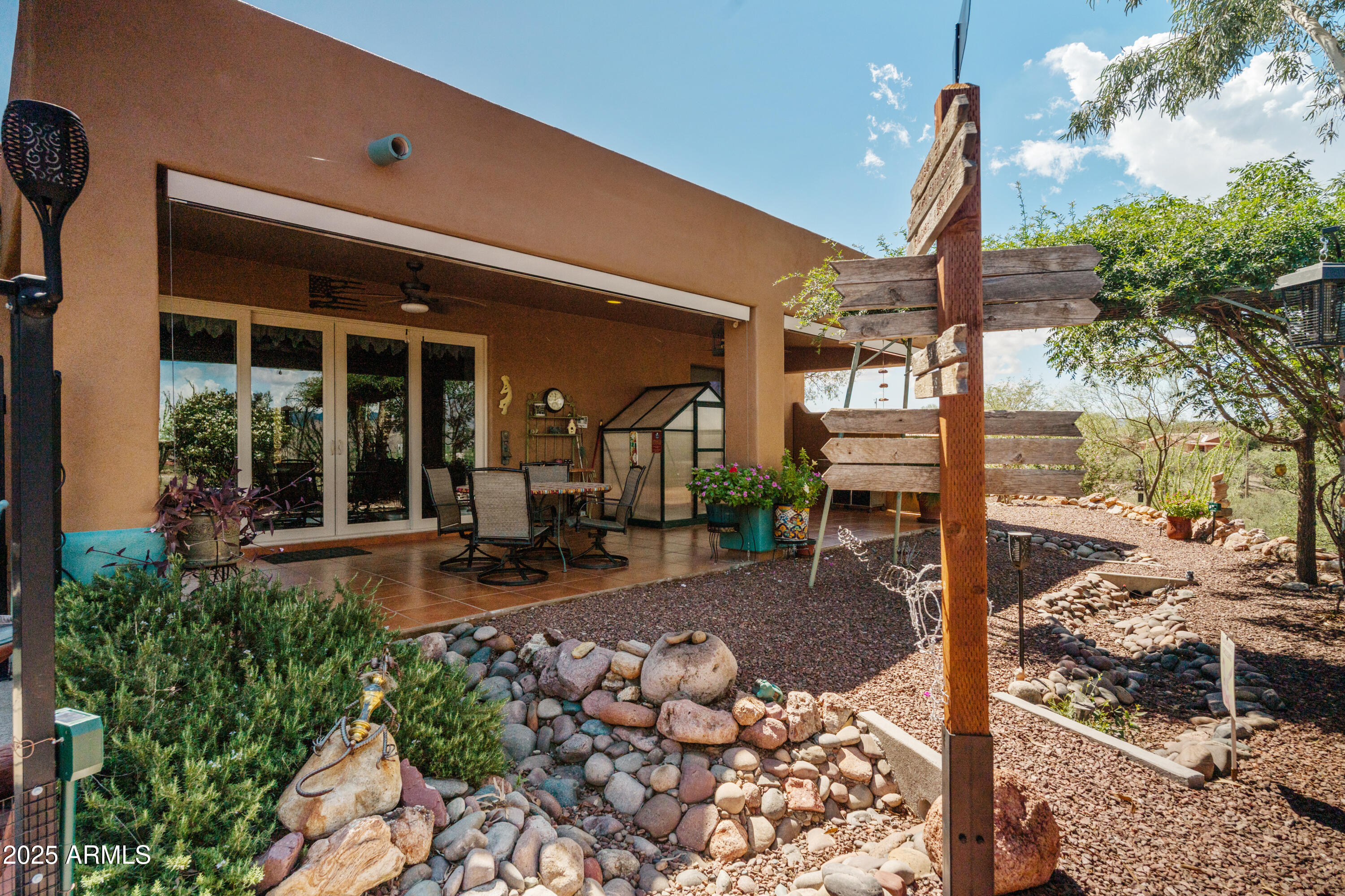 608 Paseo Reforma Rio Rico, AZ 85648 - Photo 38 of 50 a view of a backyard with sitting area