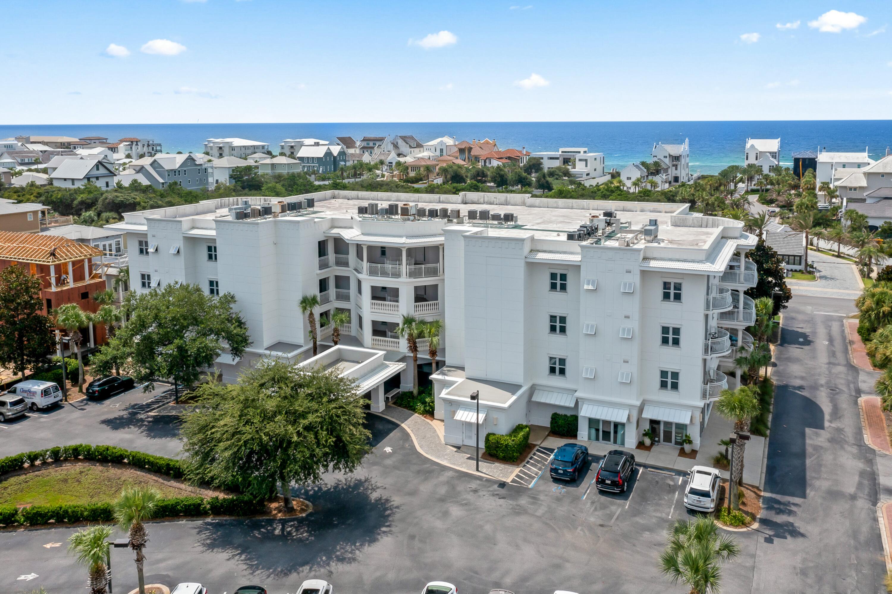 9961 East County Highway 30A, Unit 202 Inlet Beach, FL 32461 - Photo 35 of 44 a view of a city with tall buildings