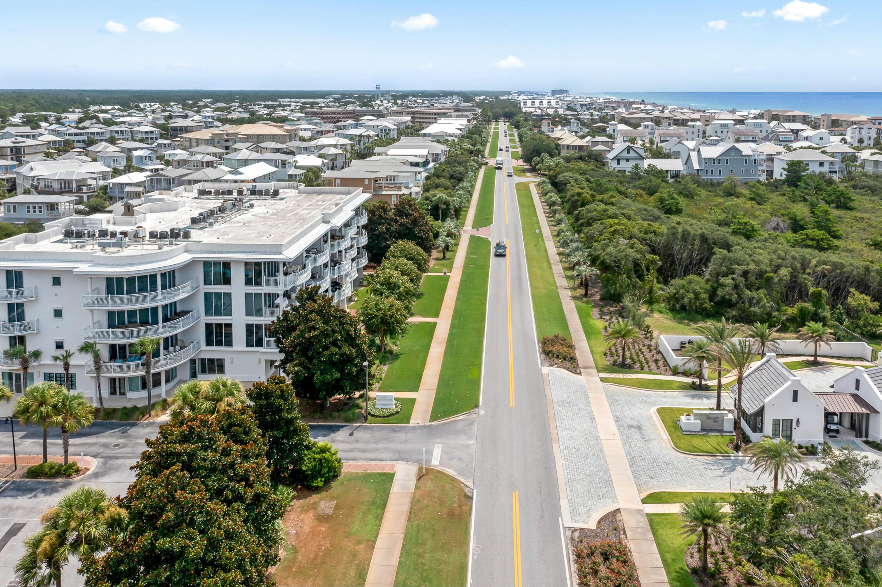 9961 East County Highway 30A, Unit 202 Inlet Beach, FL 32461 - Photo 36 of 44 a view of a city with tall buildings