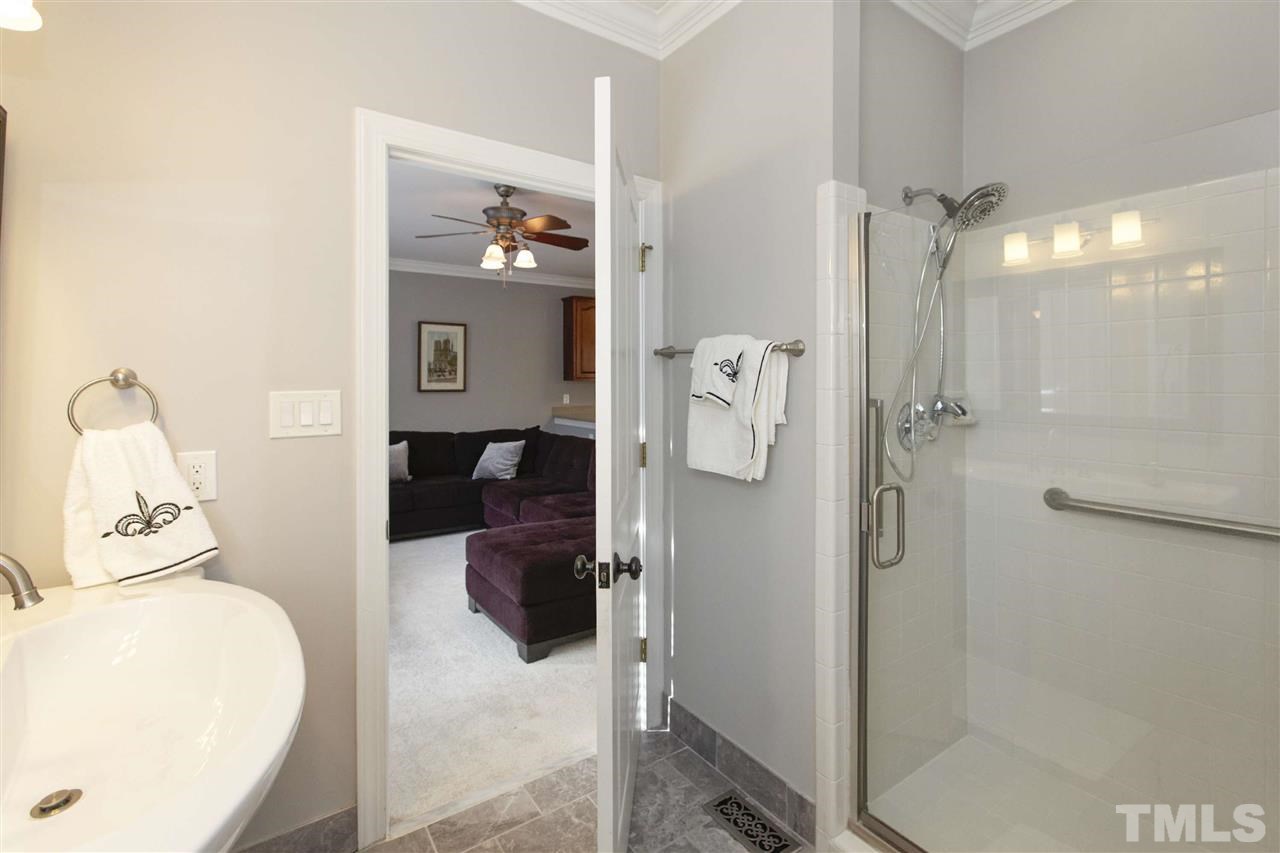 6300 Battleview Drive Raleigh, NC 27613 - Photo 17 of 25 a en suite bathroom with a shower