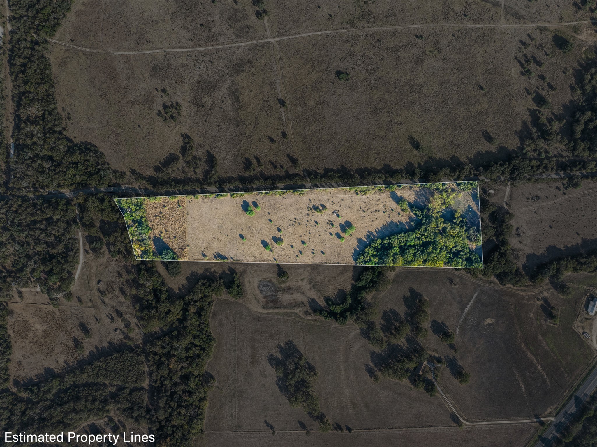 217 Robin Ranch Road Lockhart, TX 78644 - Photo 6 of 15 Map / location with property parcel outlined