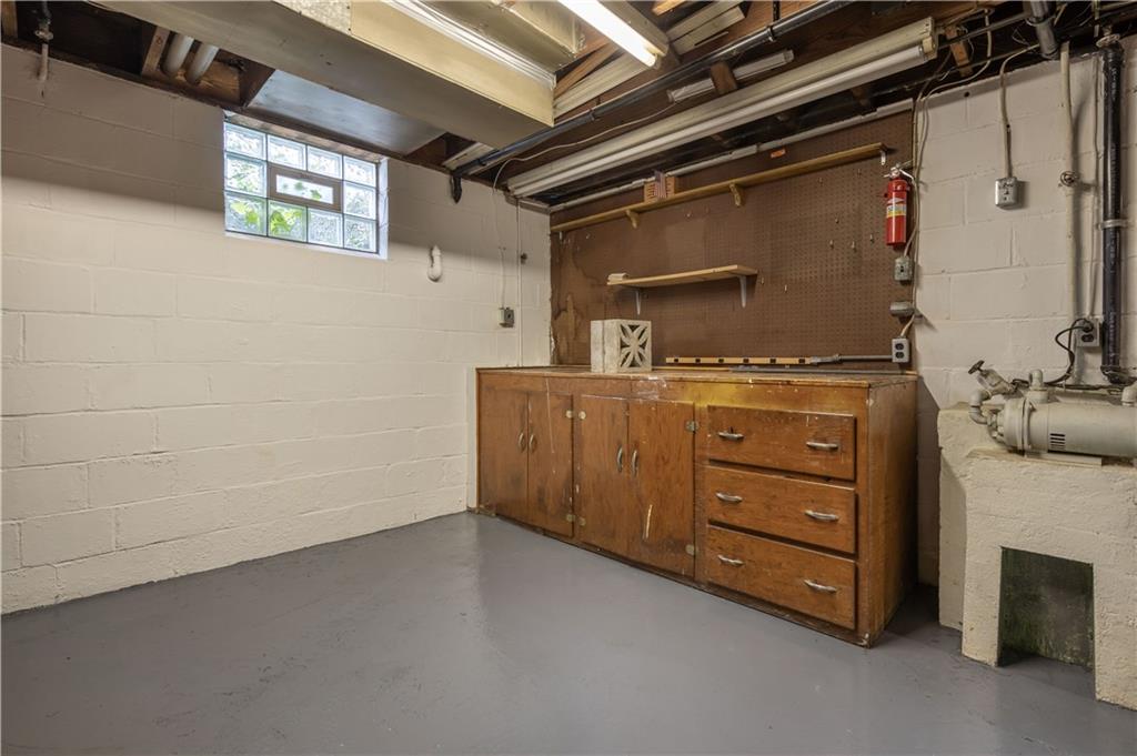 121 Sylvania Drive Pittsburgh, PA 15236 - Photo 17 of 25 WORK SHOP AREA SHARED WITH THE LAUNDRY AREA.