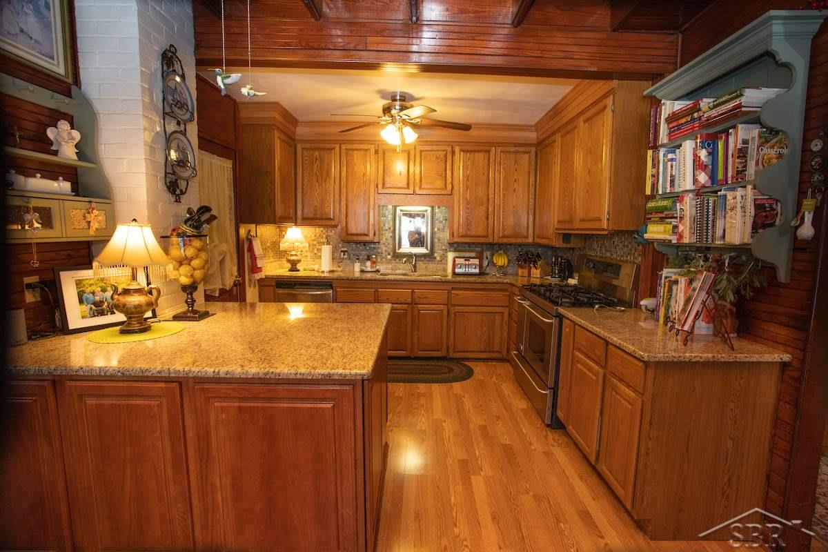 156 North Linwood Beach Road Linwood, MI 48634 - Photo 25 of 81 Look at the wonderful workspace with updated appliances.