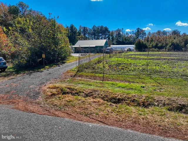 a view of a lake with a yard