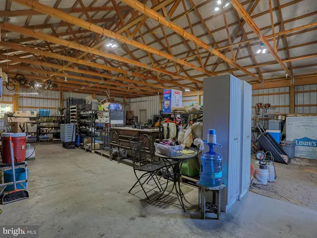a view of a room with furniture