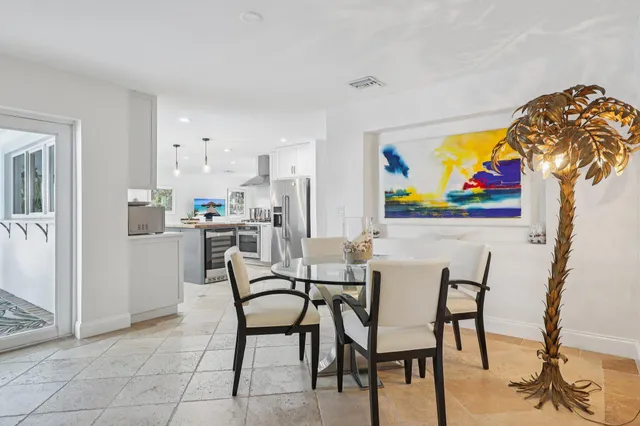 a front view of a building