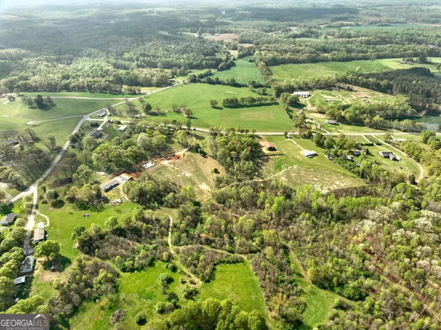 a view of a green field