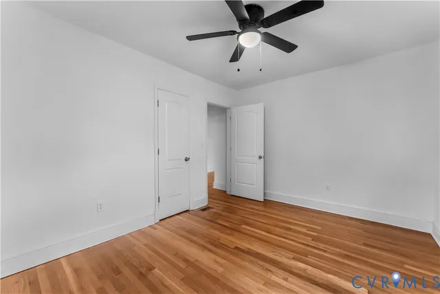 wooden floor in an empty room