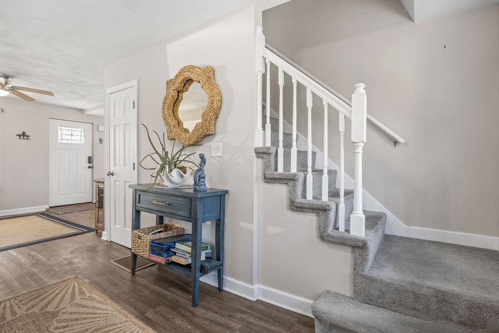 17 5th Street Wareham, MA 02558 - Photo 16 of 32 a view of entryway and hall with wooden floor