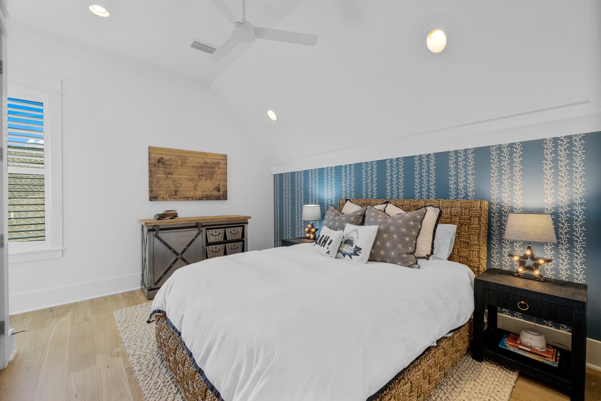 916 Pathways Dr Inlet Beach Inlet Beach, FL 32461 - Photo 27 of 48 a bed room with double bed and a night stand