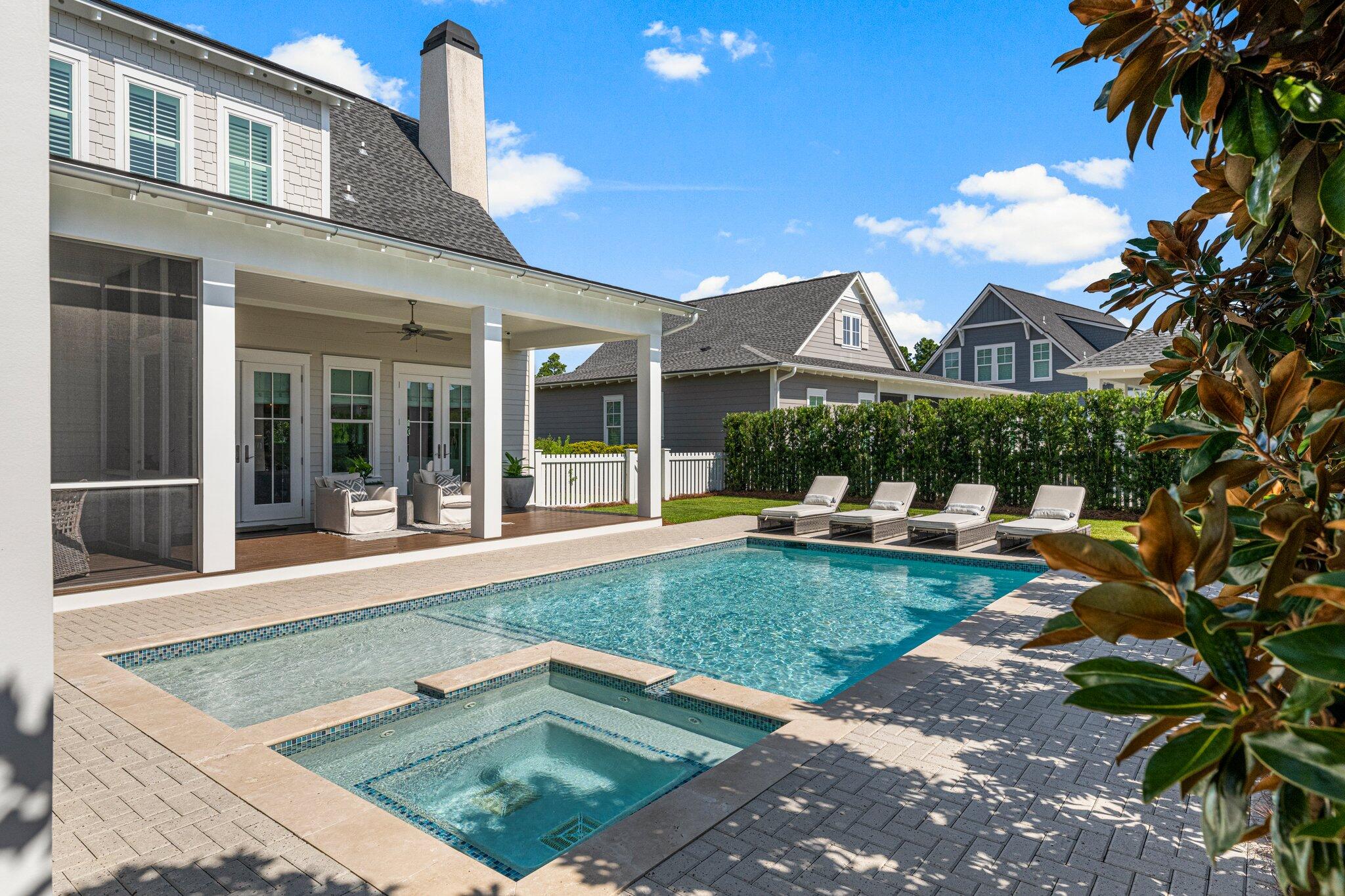 916 Pathways Dr Inlet Beach Inlet Beach, FL 32461 - Photo 36 of 48 a view of a house with backyard porch and sitting area