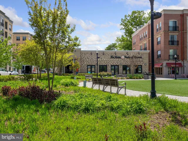 a view of a building with door
