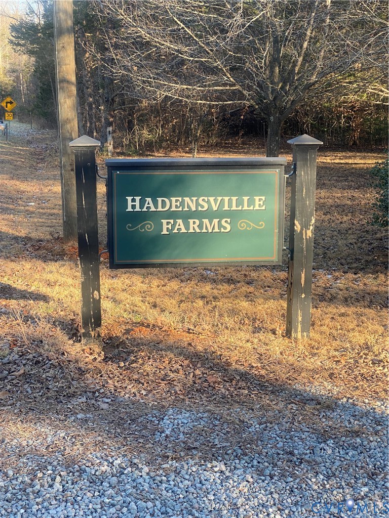Lot 1 Hadensville Farm Road Mineral, VA 23117 - Photo 8 of 10 a view of a sign board