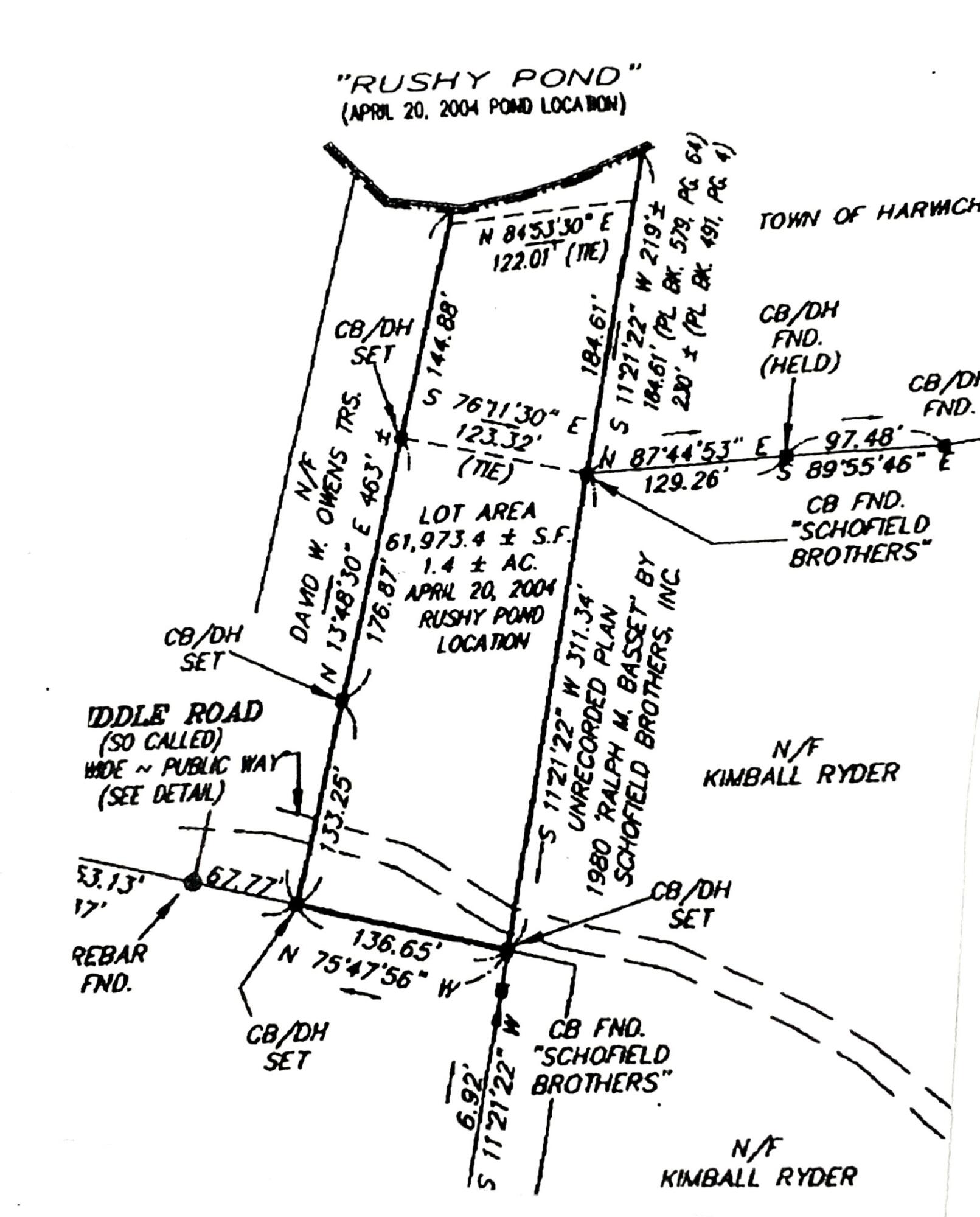 0 Middle Road Harwich, MA 02645 - Photo 3 of 3 Plot Plan photo