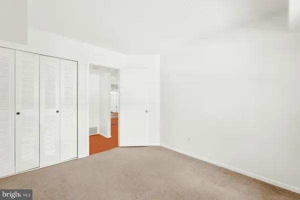 a view of an empty room