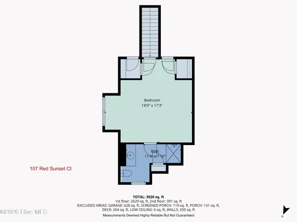 $619,900 | 107 Red Sunset Court, Wallace, NC 28466