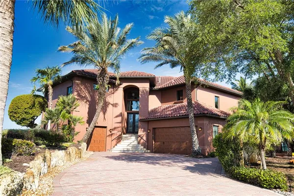a view of a lake with a mountain