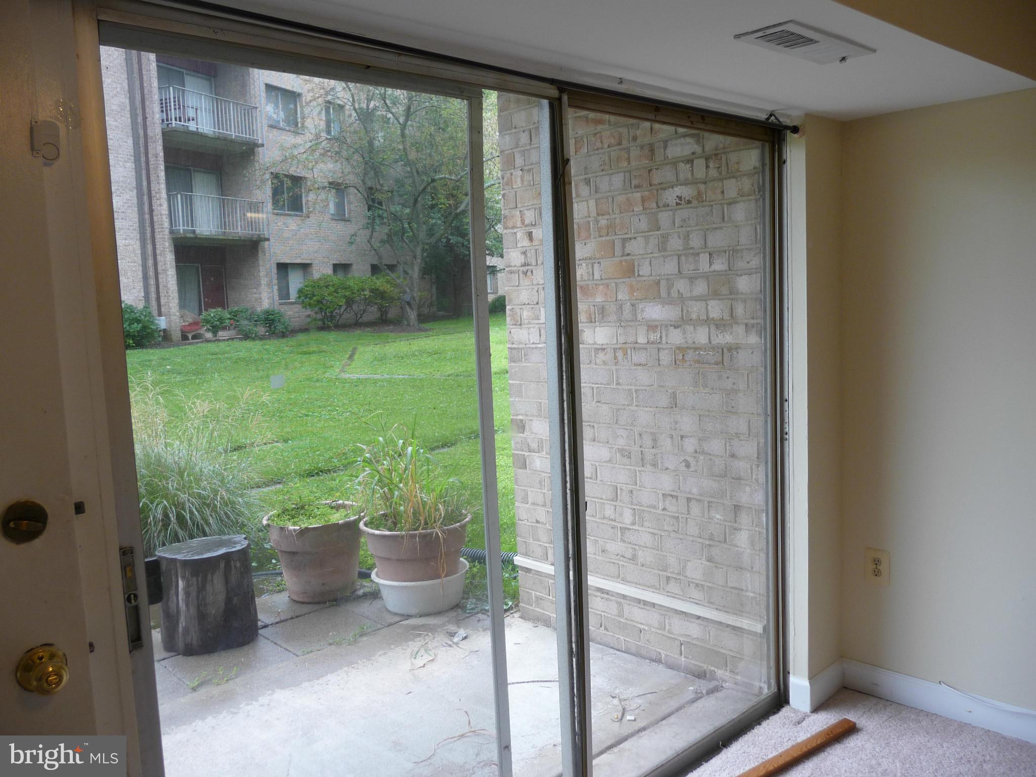 3820 Bel Pre Road, Unit 272 Silver Spring, MD 20906 - Photo 27 of 27 Sliding Glass Door for access to Patio