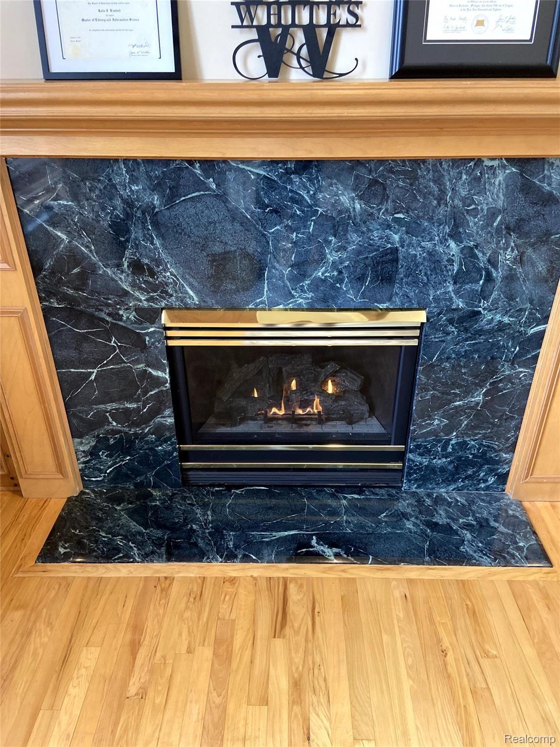 11636 Kings Colony Road Grand Blanc, MI 48439 - Photo 54 of 73 Gas log fireplace in office