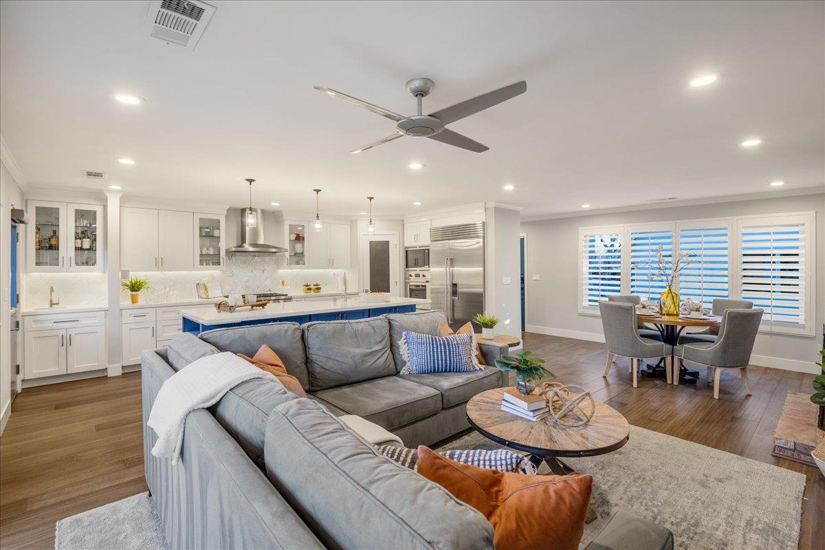 1450 Padres Drive San Jose, CA 95125 - Photo 16 of 52 a living room with furniture kitchen and a table